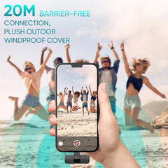 K9 Wireless Microphone dual Lavalier with USB Type C Cable