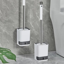 Load image into Gallery viewer, Wall Hanging Toilet Brush With Drainer Holder
