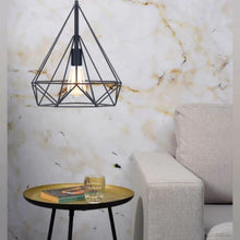 Load image into Gallery viewer, Sparkling Diamond Drop Pendant Lamp with vintage edison bulb
