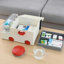 Load image into Gallery viewer, Ambulance Shape Portable Medicine Box
