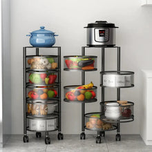 Load image into Gallery viewer, Premium Round Metal Trolley By MATRIX
