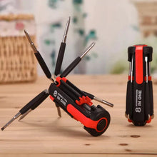 Load image into Gallery viewer, 8 in 1 Screwdriver With LED Flashlight
