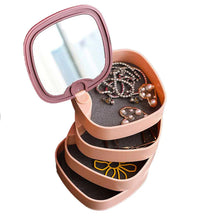 Load image into Gallery viewer, 4 Portion Jewellery Box With Mirror
