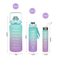 Load image into Gallery viewer, 3 Pcs Sports Water Bottle
