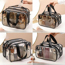 Load image into Gallery viewer, Stylish Dual-Zip Cosmetic Storage Bag
