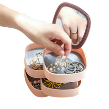 Load image into Gallery viewer, 4 Portion Jewellery Box With Mirror
