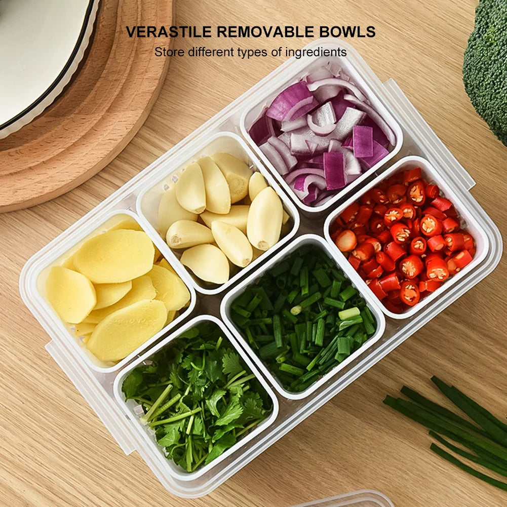 Vegetable & Fruit Storage Box With Lid
