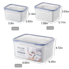 Load image into Gallery viewer, 3pcs Storage Box With Drain
