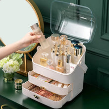 Load image into Gallery viewer, Makeup &amp; Cosmetic Caddy With Drawers
