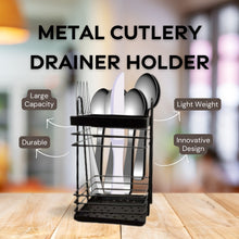 Load image into Gallery viewer, Metal Cutlery Drainer Holder
