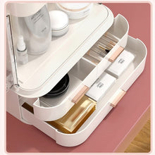 Load image into Gallery viewer, Classy Cosmetic Organizer With Mirror
