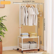 Load image into Gallery viewer, 2-layer Floor-Standing Clothes Rack
