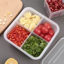 Load image into Gallery viewer, 4 in 1 Vegetable &amp; Fruit Storage Box With Lid
