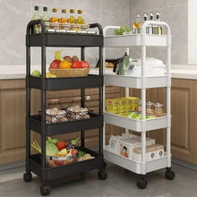 Load image into Gallery viewer, Square Plastic Trolley With Wheel
