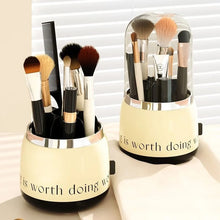 Load image into Gallery viewer, Exquisite Cosmetic Organizer with Dual Shelves and Brushes Holder
