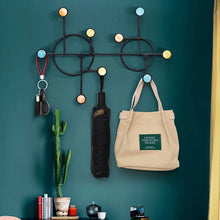 Load image into Gallery viewer, Nordic Style Wall Shelf With Hooks - Circle
