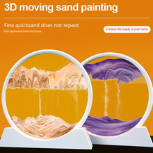 Load image into Gallery viewer, Sandscape Moving Round Glass
