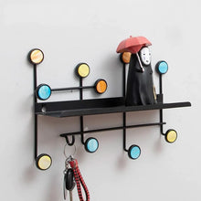 Load image into Gallery viewer, Nordic Style Wall Shelf With Hooks - Rectangle
