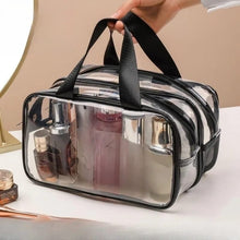 Load image into Gallery viewer, Stylish Dual-Zip Cosmetic Storage Bag
