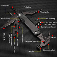Load image into Gallery viewer, 19 in 1 Multitool Claw Hammer With Plier
